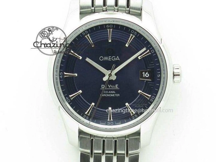 0513 GoodFit Seamaster Professional Chrono RG Blue Ceramic Blue Dial On Blue Gummy Strap A 8213